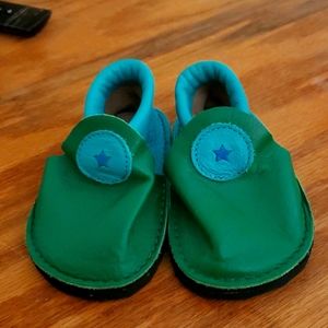 Soft star moccasins leather baby shoes